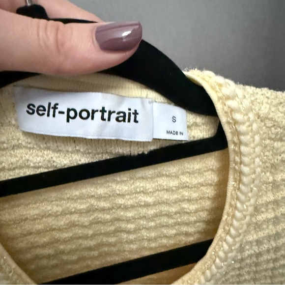 Textured Knit Jacket in Yellow
self-portrait - Picture 5 of 6